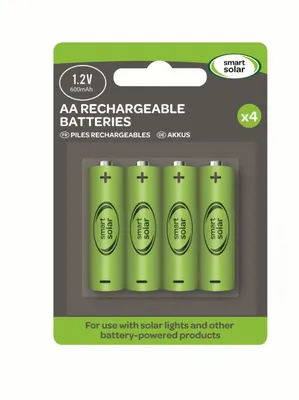 1.2V AA Ni-MH 00mAh Rechargeable Battery 4 pk