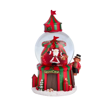 10cm Musical Santa's Big Top SnowSphere - image 2
