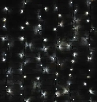 1200 Led White Diamond Cut Conn. Mf-Ts
