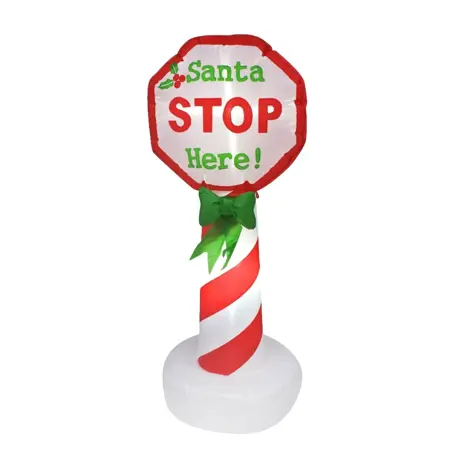 120Cm Inflatable Santa Stop Sign