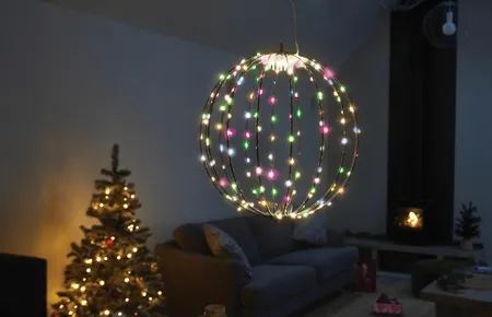 144 LED Twinkling Orb, Colour Changing 30cm, LV - image 27