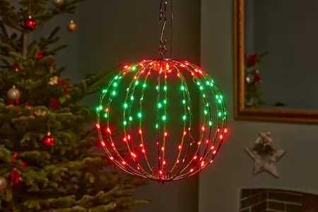 144 LED Twinkling Orb, Colour Changing 30cm, LV - image 3