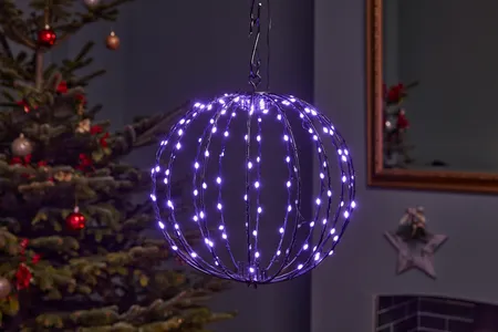 144 LED Twinkling Orb, Colour Changing 30cm, LV - image 5