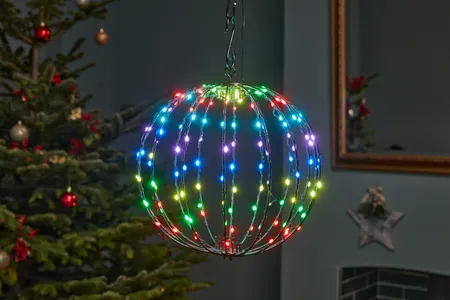 144 LED Twinkling Orb, Colour Changing 30cm, LV - image 15
