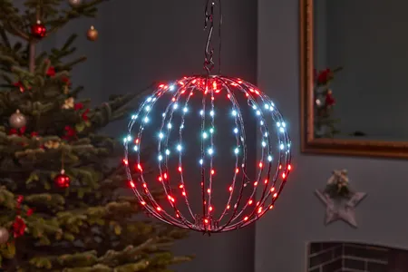 144 LED Twinkling Orb, Colour Changing 30cm, LV - image 17