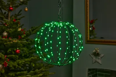 144 LED Twinkling Orb, Colour Changing 30cm, LV - image 22