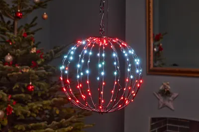 144 LED Twinkling Orb, Colour Changing 30cm, LV - image 30
