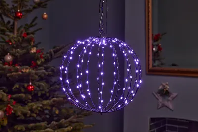 144 LED Twinkling Orb, Colour Changing 30cm, LV - image 31