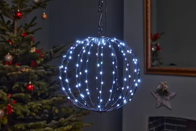 144 LED Twinkling Orb, Colour Changing 30cm, LV - image 34