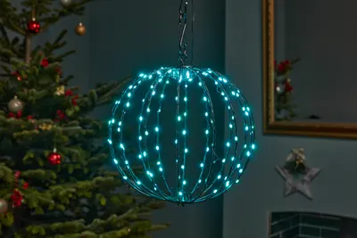 144 LED Twinkling Orb, Colour Changing 30cm, LV - image 36