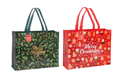 2 Assorted Shopping Bags - Cute