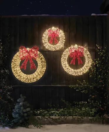2000 LED Galaxy Wreath - Warm White 60cm - image 2
