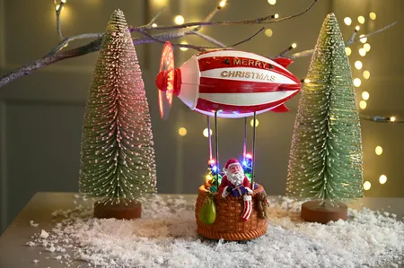 20cm bo hot air balloon with message
