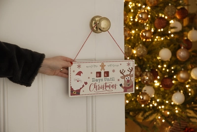 25Cm Days Until Christmas Advent Sign - image 2
