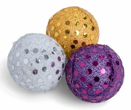 3 Pack Glitter Balls