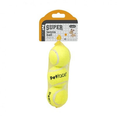 3 Pack Super Tennis Balls 6Cm