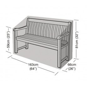 3 Seater Bench Cover Green