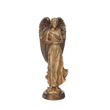 41cm antique gold angel