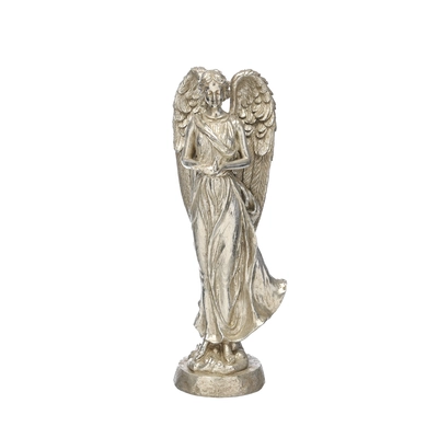 41cm antique silver angel