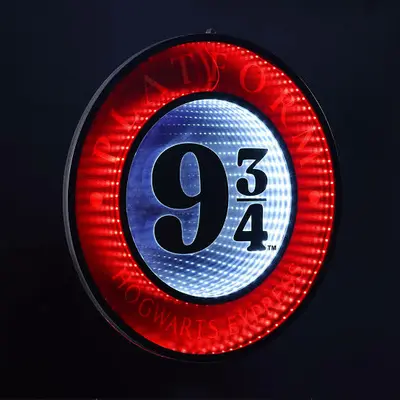 45Cm Platform 9 3/4 Sign Infinity Light