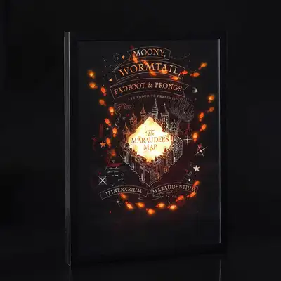 52Cm Marauders Map Led Canvas - image 1