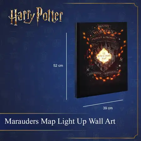 52Cm Marauders Map Led Canvas - image 4