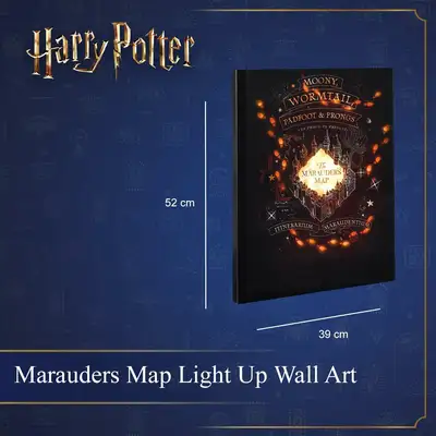 52Cm Marauders Map Led Canvas - image 4