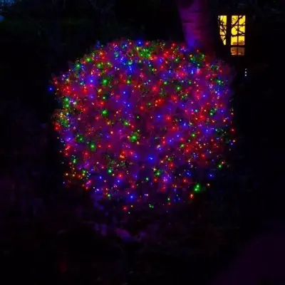 600 Fit & Forget B/O Multicolour Multi/F String Lights