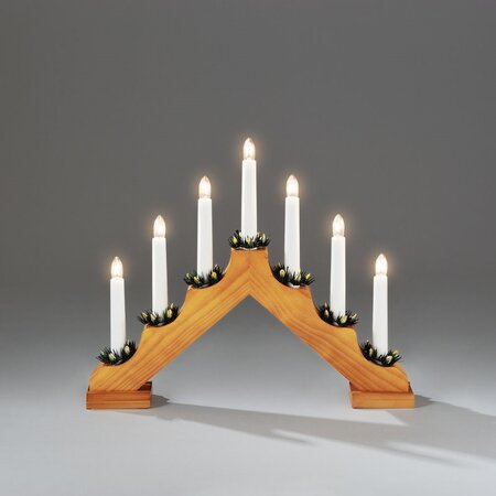 7 Bulb Welcome Light - Oak