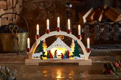 7 LED Nativity CandleBridge - image 1