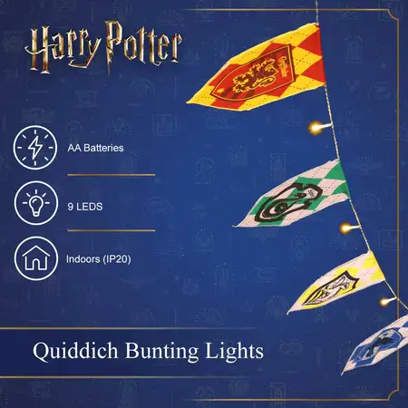8 Quidditch Bunting Lights - image 3