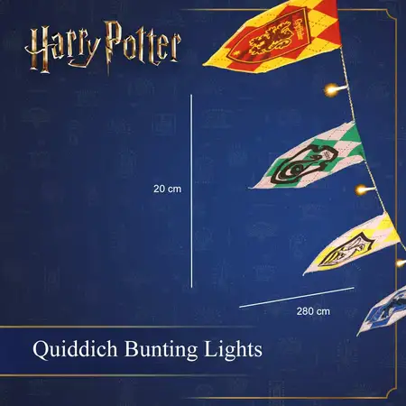 8 Quidditch Bunting Lights - image 4