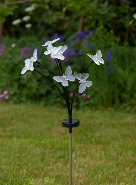 8-Stem FlutterLights Multi Coloured  Stake Light - image 2