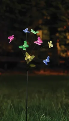 8-Stem FlutterLights Multi Coloured  Stake Light - image 3