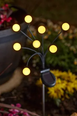 8-Stem GloGlobes Warm White  Stake Light - image 3