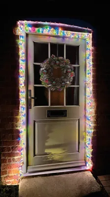 880 LED Door ClusterLights - Multi Coloured - image 2
