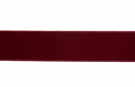 89mm Deluxe Velvet Ribbon, 3m - Burgundy - image 2