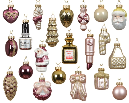 Advent Figure Glass Asst. H.5cm - image 2