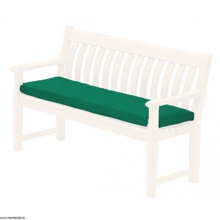 Alexander Rose 4ft Green Bench Cushion