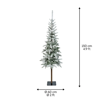 Alpbach Fir Snowy green/white dia60cm 5Ft - image 3