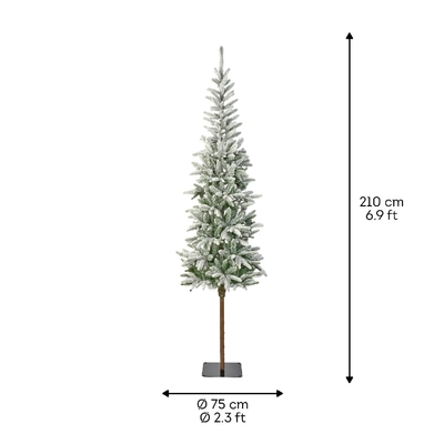 Alpbach Fir Snowy green/white dia75cm 7ft - image 3
