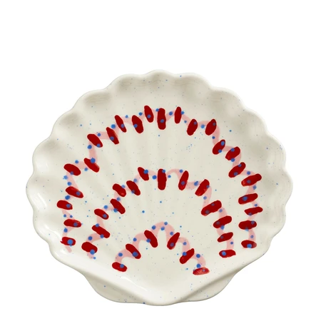 Ariane Plate Red - L18Xw15,5Xh2Cm