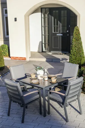 Atlanta 4 Seat 90cm Square Dining Set - image 2