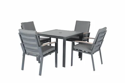 Atlanta 4 Seat 90cm Square Dining Set - image 1