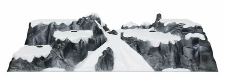 Base Christmas Village Ski Run 120X40Cm
