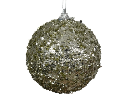 Bauble Foam Beads- Sequins rosemary green dia10cm