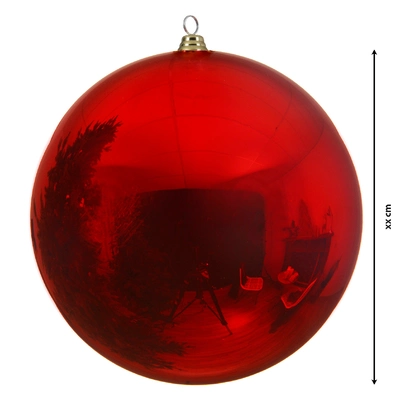 Bauble Polypropylene Christmas Red D.40cm - image 2