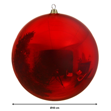 Bauble Polypropylene Christmas Red D.40cm - image 3