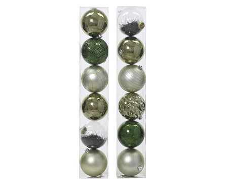 Bauble Polystyrene Green D.15cm