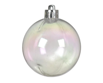 Bauble Polystyrene Transparent/Iris D.10cm - image 2